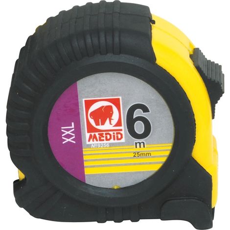 Flexometro Medicion Con Freno 06Mt-25,0Mm Funda Goma Medid