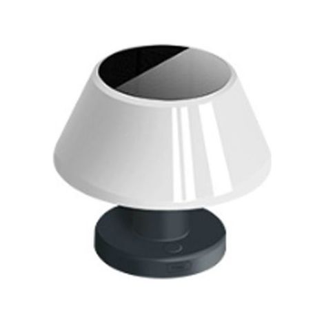 Lampe de table extérieure dimmable solaire, lampe de table intérieure à batterie LED rechargeable USB et solaire, lampe solaire étanche ip54, lampe de table sans fil pour restaurant balcon (1/5)