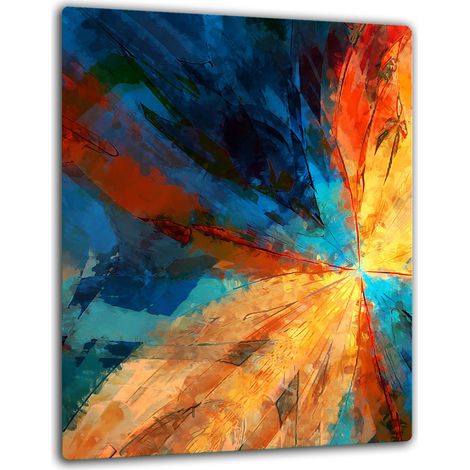 PIASTRA DI PROTEZIONE IN VETRO PER INDUZIONE 40x52 COLORATA (1/5)