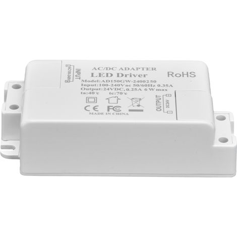 Alimentation LED étanche 12V, transformateur courant alternatif et continu pour lampes basse tension, IP67 (1/5)
