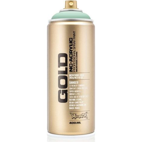 Bombe de peinture - Gold - Acrylique - Malachite light - G6120 - 400ml - Montana Cans