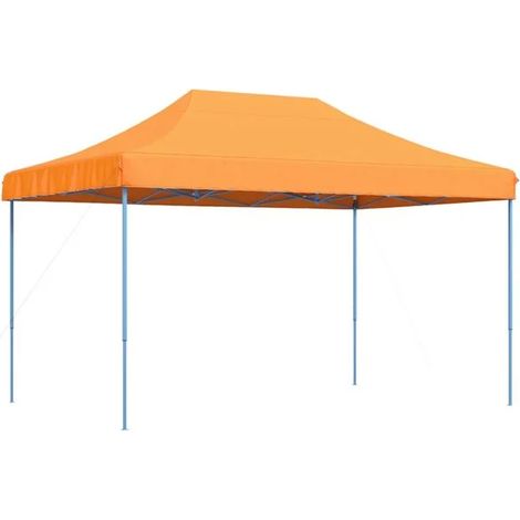 Tente de réception pliable escamotable orange 440x292x315 cm (1/2)