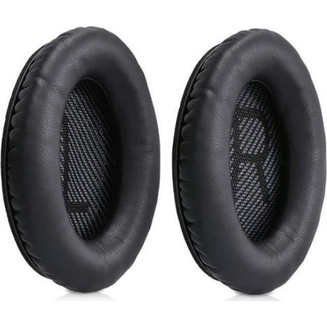 Coussinet de rechange pour Bose Quietcomfort 35 QC35 - 2 pièces - noir (1/4)