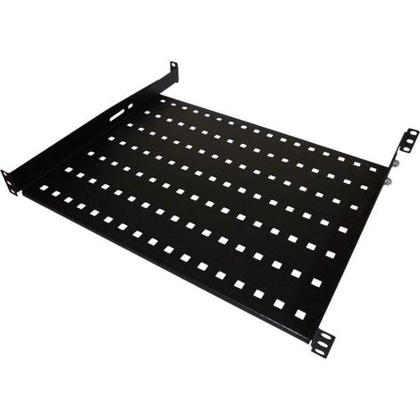 Alantec SA-P-19-1U-650-4-C-02 Festregal schwarz Stahl