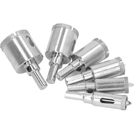 Kit de Scies Cloche Diamantées pour Carrelage, Céramique et Verre - Forets Diamantés à Brasure Dure (1/5)