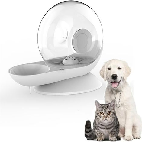 Fontaine à Eau sans Électricité pour Chat et Chien Double Filtration Économie d'Énergie 3 Couleurs 2,8 L L (1/5)