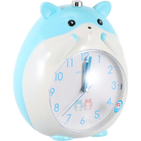 Réveil Veilleuse Hamster Bleu pour Garçon Fille Lumière Nocturne (1/5)