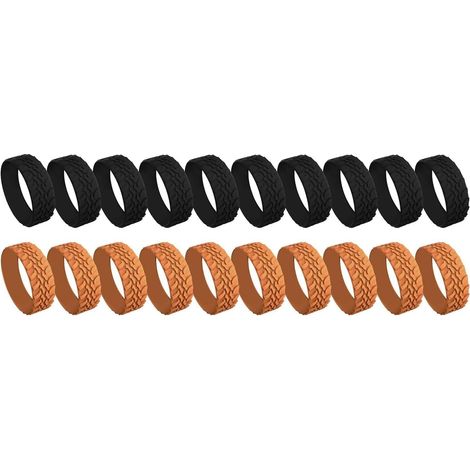 de 20 housses de roues adhésives en silicone pour valises (1/5)