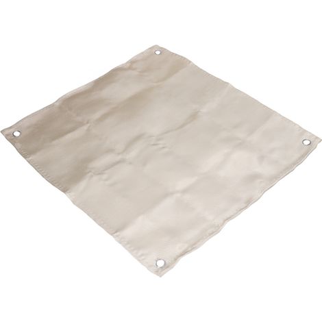 Couverture anti-feu en fibre de verre ignifugée 550 °C, couverture d'extinction d'incendie 50 x 50 cm (1/5)
