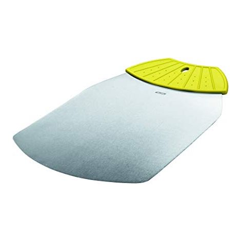Ibili 781700 - Spatola per torte e pizze, rettangolare, in acciaio INOX, 37 x 25 cm (1/4)