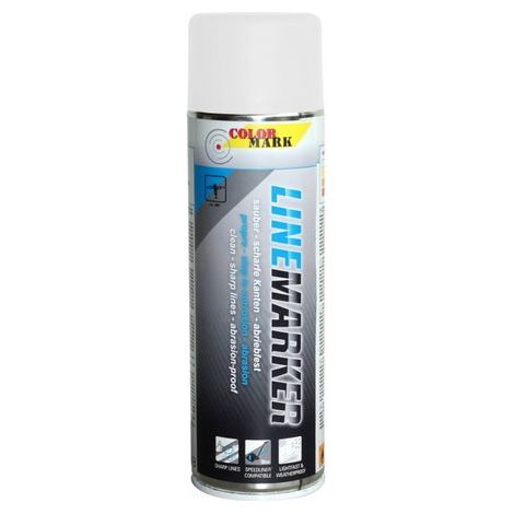 TRACEUR DE LIGNE BLANC LINEMARKER AEROSOL 500ML COLORMARK (1/3)