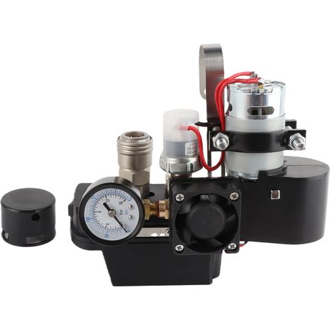 Mini-Compresseur d'Air sans Fil 18 V pour Cloueurs – Sans Réservoir, Raccord 1/4 po, Portable – Idéal Menuiserie, Assemblage Meubles, Finitions (1/5)