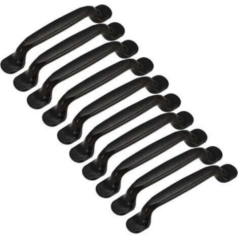 20x Küchenschrankgriffe, Schrank- und Schubladengriffe, Schlafzimmermöbelgriffe, 128 mm Lochabstand, Aluminium, mit Schrauben - Verschiedene Mengen