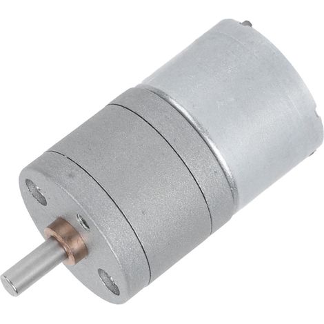 Miniatur-Gleichstrommotor mit Bürsten, hohes Drehmoment und geringe Geräuschentwicklung, 6 V/12 V, 4-mm-Welle, für Roboter, elektrische Vorhänge, 12 V – 235 U/min (1/5)