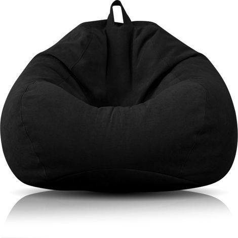 Pouf pour Enfants et Adultes, 100 x 120 cm Pouf pour Adultes, Grand Pouf Gaming XL Bean Bag Chair, Seulement Housse Aucun Remplissage Pouf pour Salon Intérieur (1/5)