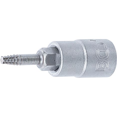 BGS Estrattore per viti inserto quadro interno 6,3 mm (1/4") per profilo a T difettoso (per Torx) T10 - 7098-T10 (1/2)