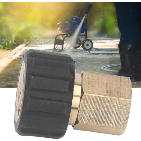 Zubehör für Reinigungsmaschinen: Hochdruckwasserschlauch, Griff für die Wasserpistole, Kupfer-Adapterstück, Verlängerungsrohr, Einsteckstange G3/8 auf M22 (15 mm) (1/5)