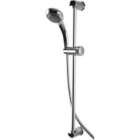 Combiné de douche - HARPER - SS3 - 5 fonctions - Flexible 1,5 m - Support mural (1/2)