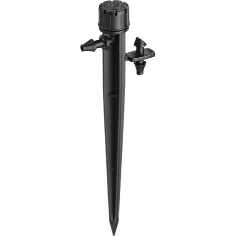 Goutteur à piquet ajustable 8 trous Lot de 50 Arrosage goutte-à-goutte réglable 360° pour jardin plantes en pot (1/5)