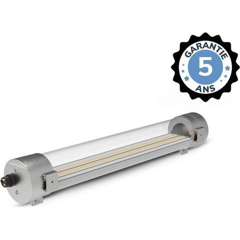 Tubulaire LED Intégrées Claire Traversant 17W 3000K - Garantie 5 ans Miidex Lighting® (1/5)