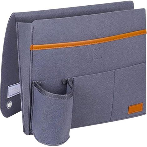 pochette de rangement en feutre - KAGOLOW - Rangement compartimenté - Pour canapé - Pour fauteuil inclinable (1/5)