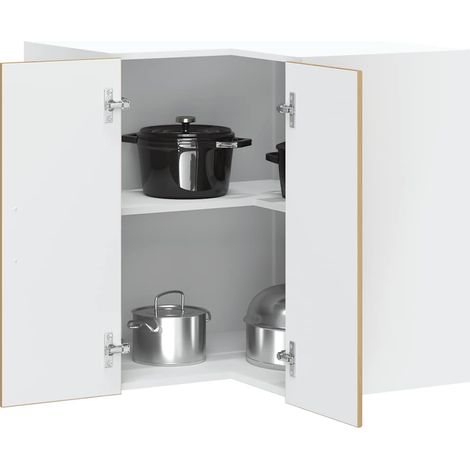 Küchen-Eckhängeschrank Kalmar Artisan-Eiche Holzwerkstoff