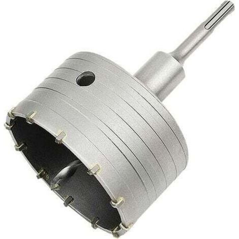 Scie à cloche trépan béton 110 mm – Adaptateur  Plus – Pour brique, ciment et pierre – Coupe nette sans vibrations (1/5)