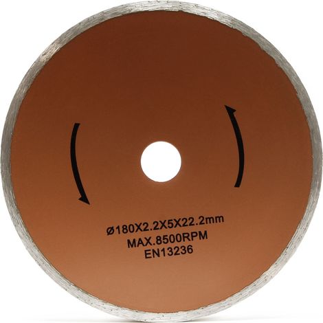 Wiltec Ersatztrennscheibe Ø 180 mm für Fliesenschneider elektrisch, Ersatzteil Trennschneide für Nassschneider