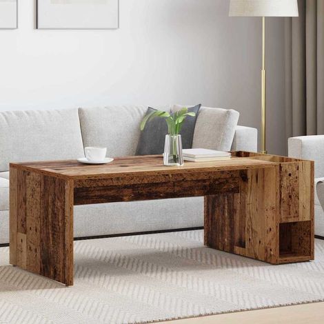 Couchtisch Altholz 101,5 x 50 x 37 cm Holzwerkstoff