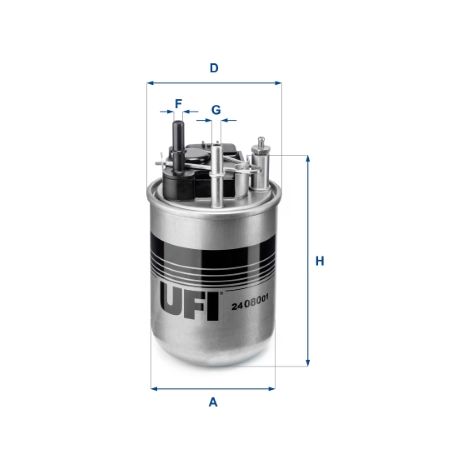 UFI 24.080.01 UFI Kraftstofffilter