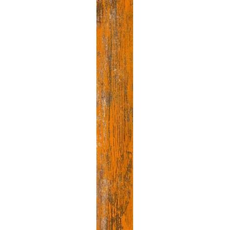 Carrelage sol / mur effet bois vieilli jaune moutarde 14,4 x 89,3 cm YUGO R ALBERO (vendu par boite de 1,29m2)