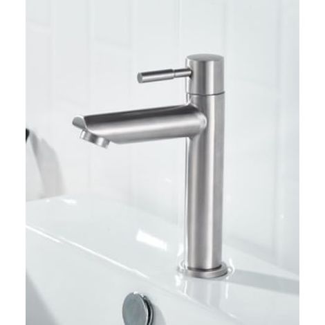 Robinet de lavabo - inox - pour toilettes et usage quotidien (1/5)