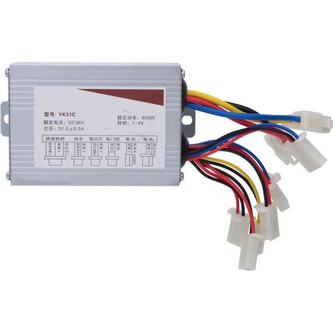 Contrôleur de Moteur Brossé 36V 800W pour Vélo et Scooter Électrique, Régulateur de Vitesse Moteur DC