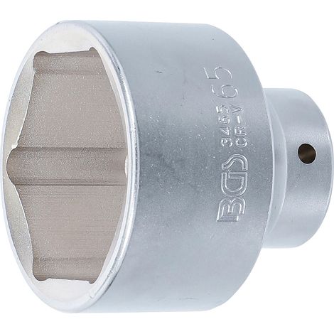 BGS  Vaso  de  impacto  hexagonal  cuadradillo  interior  20  mm  (3/4")  SW  65  mm  -  3465 (1/4)