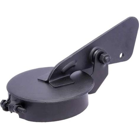 Clapet pot échappement anti pluie bouchon tracteur diamètre 88,9mm noir Tube Capuchon Protection Etanche (1/2)