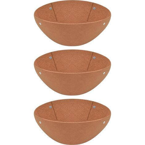 runde Filzmatte 3 Stück Korbeinlagen 30 cm Drainageeinsatz (1/5)