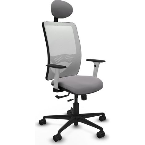 Chaise de bureau piqueras y crespo Zulema gris cuir synthétique (1/2)