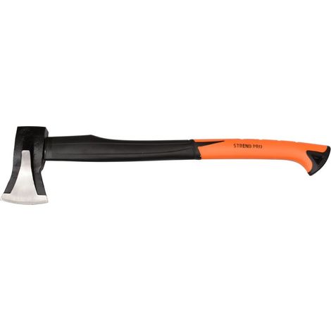 Axt Strend Pro AS103, 1000 g, Spaltaxt, Keilaxt, Fiberglasstiel 360 mm
