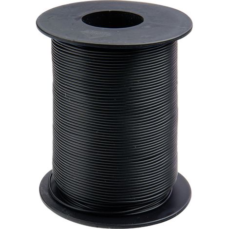 Donau Elektronik 125-S50-1 Litze 1 x 0.25 mm² Schwarz 50 m