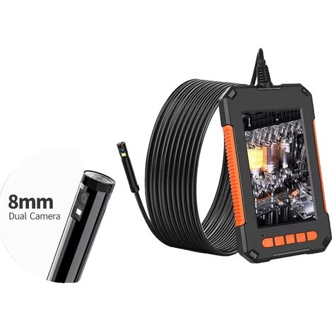 Caméra Endoscope, Résolution 1080P, Design Étanche, 8mm Double objectif-a, 5m-a (1/2)