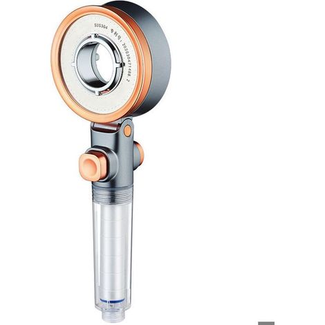 BelleRise - Pommeau de Douche Economie D'eau, Anti Calcaire Douchette avec Filtre, Haute Pression Pomme avec 3 Modes de Jet, SPA Pomme de Douche (1/5)