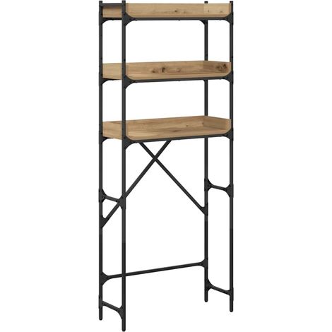 Étagères de rangement,Étagère pour machine à laver 67 x 25 x 163 cm Bois d'ingénierie CFW96774 (1/5)