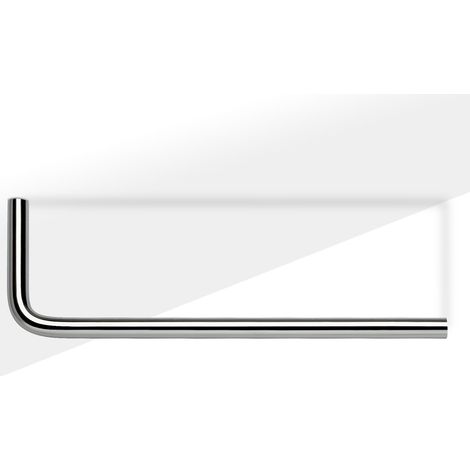 Garderobenstange Norma II L-Form L: 230 mm Chrom poliert