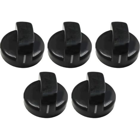 Ahlsen 5PCS Bouton de cuisinière à gaz de 8 mm, boutons universels résistants à la température pour cuisinière à gaz, cuisinière à gaz, four (1/5)