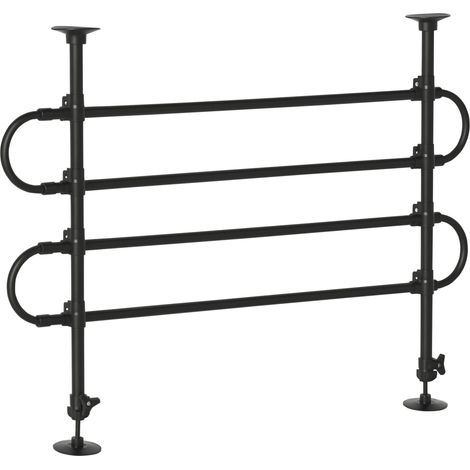 Séparateur voiture réglable hauteur largeur pour chiens barrière universelle filet protection animaux, noir