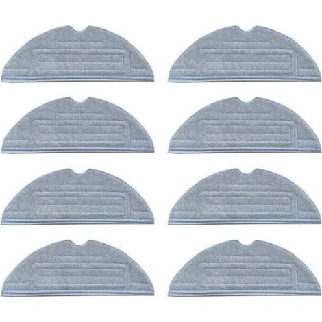 Outad® Wischmopp-Pads für Roborock S8/S7 S7+ T7 T7 Plus (8 Stück), XU, Reinigungstücher für Roborock S8, waschbare Reinigungstücher, 8 Stück - KZQ (1/4)