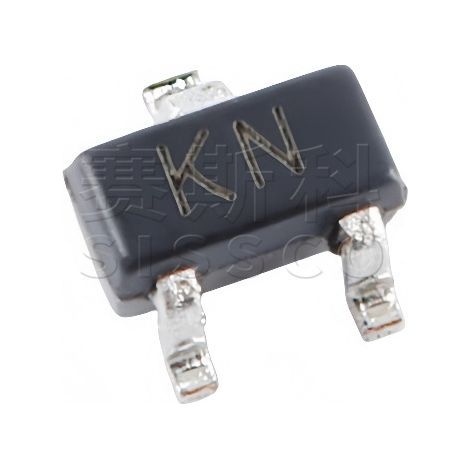 Changdian/Changjing 2SK3019 KN SOT-523 Siebgedruckter Feldeffekttransistor (MOSFET) – Elektronisches Bauteil – 5 Stück