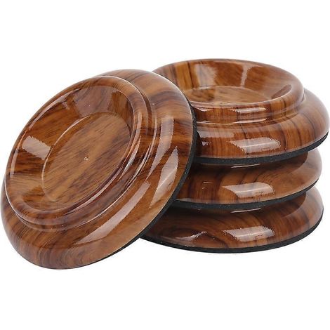 4 coupelles antidérapantes rondes pour roulettes de piano, tapis de protection pour pieds de piano à queue (1/4)