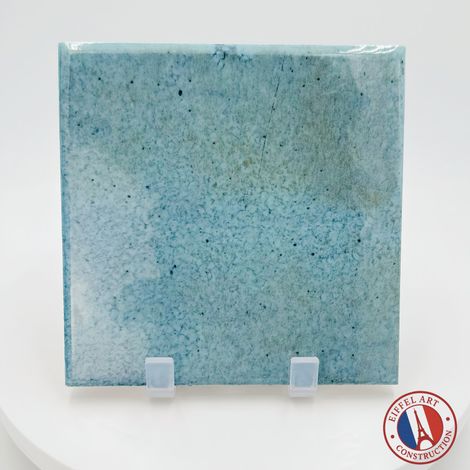 Aelle - Carrelage extérieur piscine carré bleu brillant 15x15 cm SPA&POOLS SKY BLUE - Vendu par boîte de 0,5 m² (1/3)