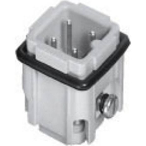 Amphenol C146 10A003 002 4-1 Inserto maschio Heavymate® C146 Tot poli 3 + PE 1 pz. (1/2)